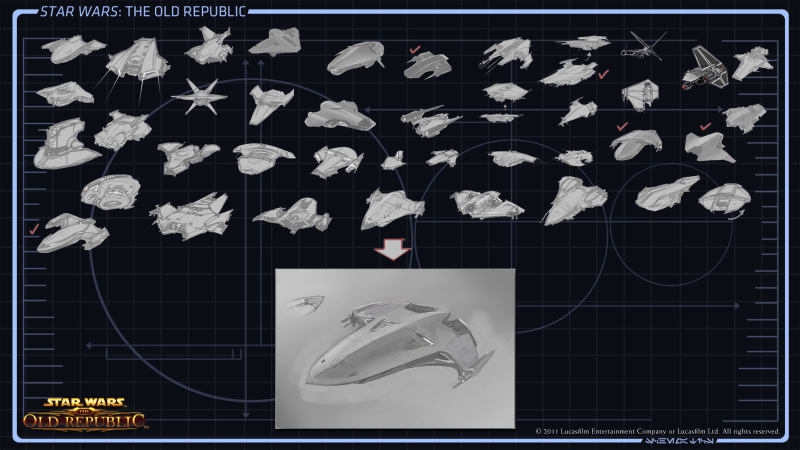 Illustration for article titled Where Do Star Wars: The Old Republic Starships Come From?